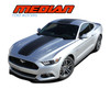 MEDIAN | 2015-2017 Ford Mustang Wide Center Hood Roof Trunk Racing Stripe Rally Striping Vinyl Graphics Kit