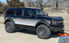 SUNSETTER XL MONO for 2021-2026 Ford Bronco Full Size Side Door Decals Body Stripes Vinyl Graphics Kit