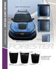 ALPINIST HOOD | 2019-2024 Subaru Forester Hood Graphic Decal Stripes Trim Vinyl Graphic Kit