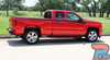 Chevy Silverado 1500 Side Door Decals – High-quality racing-inspired vinyl graphics that integrate perfectly with the Silverado's OEM design.