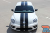 BEETLE RALLY Volkswagen Beetle Complete Bumper to Bumper Rally Racing Stripes Vinyl Graphic Decal Kit
