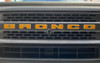 LETTER DECALS Ford Bronco "Full Size" Name Text Decals for Grill Emblems Vinyl Graphics Decals Stripes Kit
