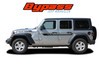 BYPASS for Jeep Wrangler Side Body Vinyl Graphics and Hood Decal Stripe Kit