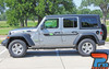 BYPASS for Jeep Wrangler Side Body Vinyl Graphics and Hood Decal Stripe Kit