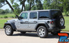 BYPASS for Jeep Wrangler Side Body Vinyl Graphics and Hood Decal Stripe Kit