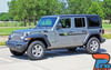 BYPASS for Jeep Wrangler Side Body Vinyl Graphics and Hood Decal Stripe Kit
