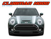 CLUBMAN S-TYPE HOOD Mini Cooper Hood Vinyl Graphics Stripe Decal Kit