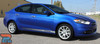 2013-2016 Dodge Dart DASH Side Door Stripe Kit - Precision-cut vinyl graphics designed for a bold, aggressive look with a streamlined rocker stripe pattern.