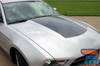 DOMINATOR HOOD | 2010-2012 Ford Mustang Center Hood Blackout Vinyl Graphics Decal Kit