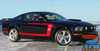 FASTBACK 1 for 2005-2009 Ford Mustang Boss Style Side Door Vinyl Graphics Rally Decal Striping Kit