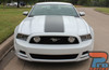 Ford Mustang Vinyl Graphics Decals Stripes Kit FLIGHT Hockey Stick Style Hood and Side Vinyl Graphics Stripe Decal Kit