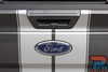 F-RALLY Split Center Racing Stripes Vinyl Graphics and Decals Kit : Ford F-Series F-150 Vinyl Graphics Decals Stripes Kit