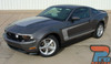 GETAWAY for the 2010-2012 Ford Mustang BOSS Style C-Stripe Vinyl Graphic Decal Stripes Kit