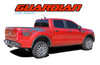 GUARDIAN Ford Ranger Rear Bed Vinyl Graphics Decal Stripe Kit