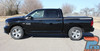 Dodge Ram 1500 Vinyl Hood Graphics and Side Accents – High-quality 3M stripe kit with precision-cut hood spears and rear bed accent stripes for 2009-2018 Ram 1500.