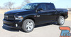 Ram 1500 Hustle Hood and Bed Stripe Kit – OEM-style Dodge Ram 1500 graphics featuring hood spears and upper body pinstripes. Professional-grade vinyl for a factory look.