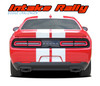 INTAKE RALLY Dodge Challenger SRT RT Hellcat Racing Stripes 10" Vinyl Graphics Rally Striping Kit