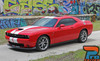 INTAKE RALLY Dodge Challenger SRT RT Hellcat Racing Stripes 10" Vinyl Graphics Rally Striping Kit