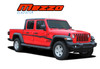 MEZZO for Jeep Gladiator Side Door Star Vinyl Graphics Decal Stripe Kit