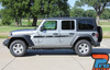 MOJAVE for Jeep Wrangler Side Body Vinyl Graphics and Hood Decal Stripe Kit