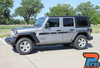 MOJAVE for Jeep Wrangler Side Body Vinyl Graphics and Hood Decal Stripe Kit