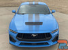 Ford Mustang PREMIUM GT RALLY FADED Racing Stripes Vinyl Graphic Decals Stripes Kit : Ford Mustang GT Vinyl Graphics Decals Stripes Kit