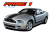 Ford Mustang Vinyl Graphics Decals Stripes Kit PRIME 1 BOSS 302 Style Door Fender Hood Vinyl Graphics Decal Stripe Kit