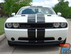 RALLY Dodge Challenger 10" Racing Stripes Vinyl Graphics Rally Striping Kit : Dodge Challenger Vinyl Graphics Decals Stripes Kit