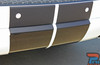 Dodge Durango Custom Stripes – Close-up of bumper striping detail, featuring black and silver vinyl for a bold racing look.