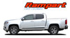 Silver Chevy Colorado Side Stripes Vinyl Decal – High-quality vinyl body graphic kit for the 2015-2022 Chevy Colorado WT, LT, Z71. Precision-cut for an easy install and long-lasting durability