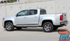 Silver Chevy Colorado Rampart Rocker Panel Decals – Custom silver Chevy Colorado side stripes enhance your truck’s profile. Made from premium vinyl graphics for a sleek, factory-style fit.