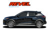 REVEL for 2018-2024 Nissan Kicks Hood Graphics & Body Door Accent Striping Vinyl Graphic Stripes Decal Kit
