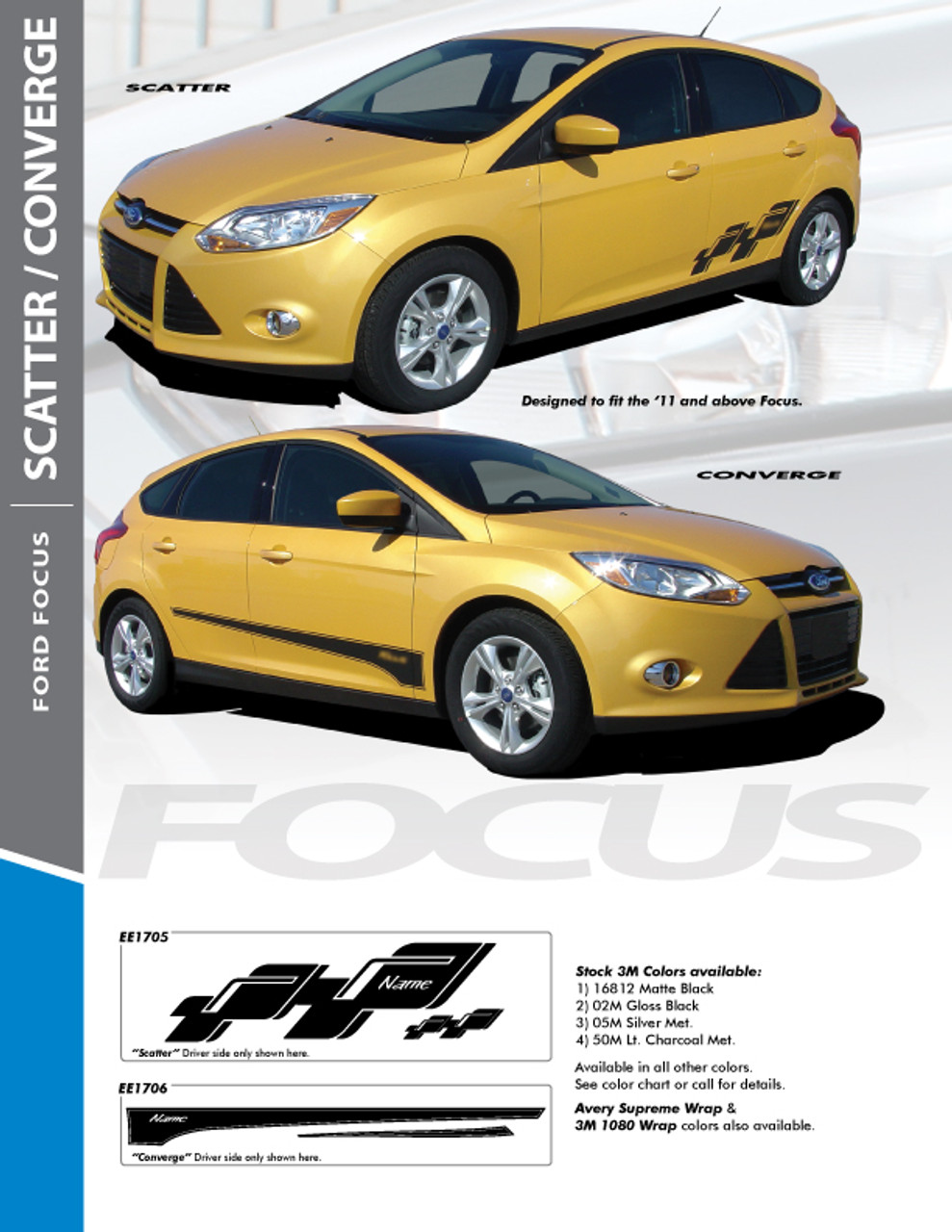 2015 Ford Focus Color Chart