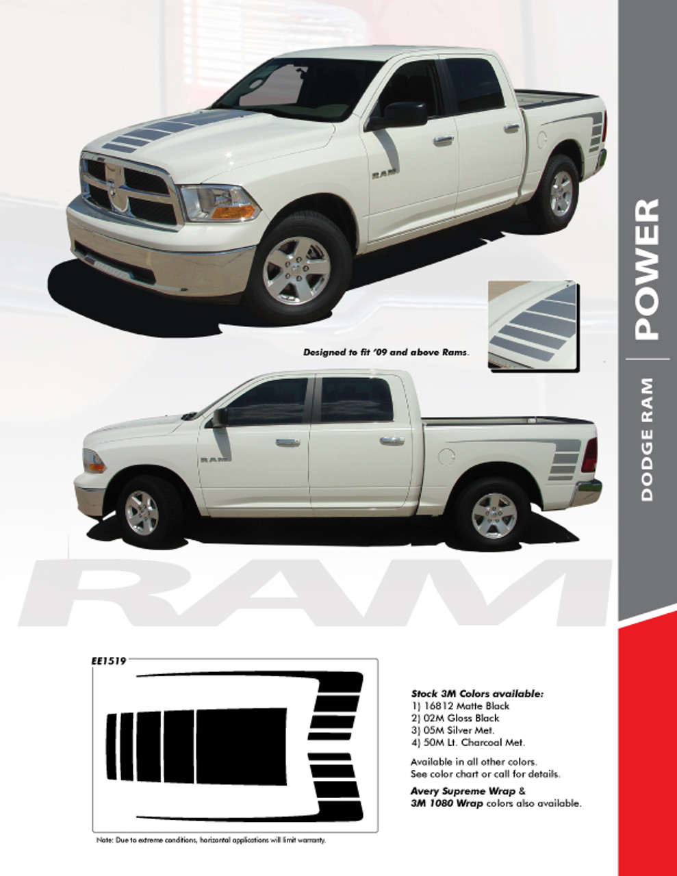 2018 Ram Color Chart