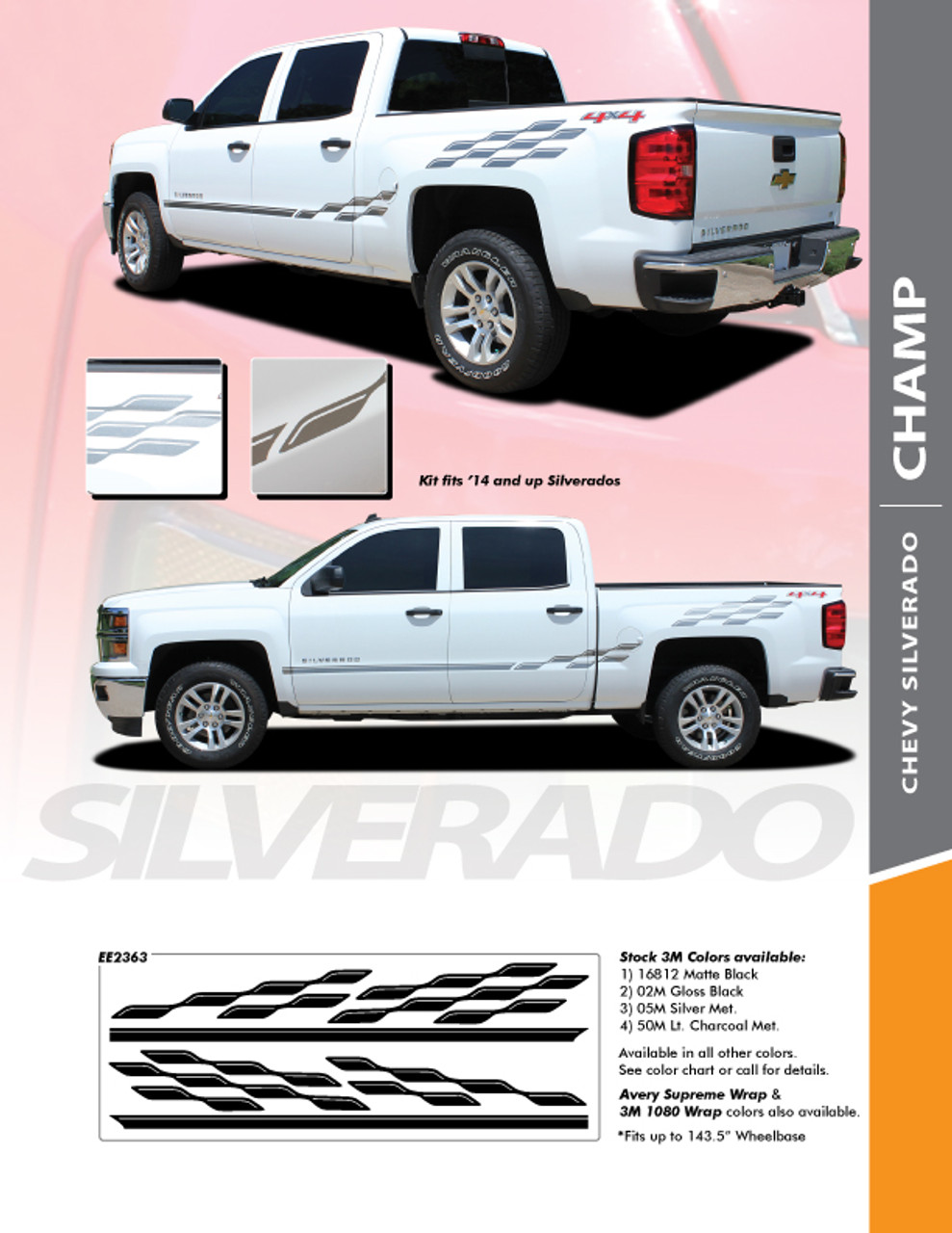 2018 Chevy Silverado Color Chart