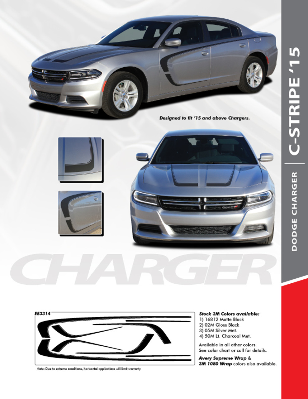 2018 Dodge Charger Color Chart