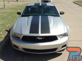 WILDSTANG 10 | 2010-2012 Ford Mustang Hood Roof Trunk Racing Stripes Rally Vinyl Graphic Kit