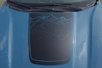 ALPINIST HOOD | 2019-2024 Subaru Forester Hood Graphic Decal Stripes Trim Vinyl Graphic Kit