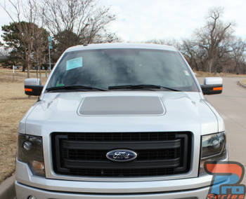 FORCE HOOD SOLID Hood "Appearance Package Style" Vinyl Graphic Solid Color Decal Kit : Ford F-Series F-150 Vinyl Graphics Decals Stripes Kit