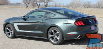 REVERSE C Stripe Reversible Side Door Vinyl Graphic Decals Stripes Kit : Ford Mustang Vinyl Graphics Decals Stripes Kit