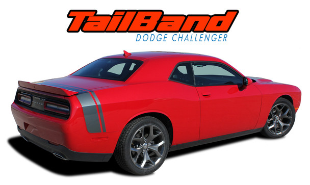 TAILBAND Factory OEM Scat Pack Hellcat Style Rear Quarter Panel Trunk Vinyl Rally Stripes