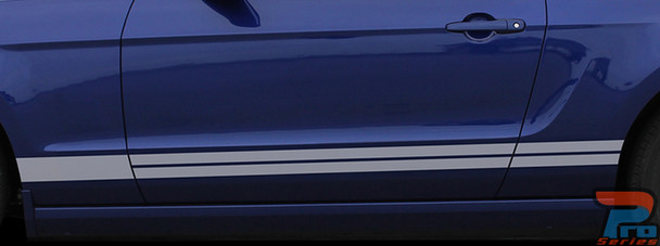 Mustang Rocker Graphics THUNDER ROCKER | Ford Mustang Rocker Stripes & Graphics | Mustang Decals