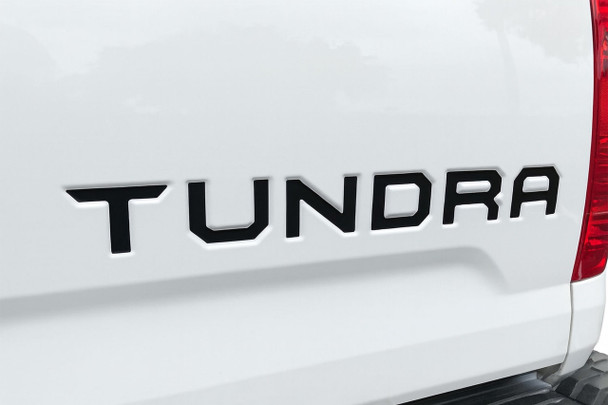 2015-2021 Toyota Tundra Tailgate Text Decals Letters Vinyl Graphic Striping