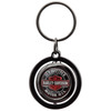 Harley Davidson Vintage Genuine Motor Oil Logo Spinner Key Chain
