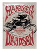 Harley-Davidson® Embossed Tin Sign, Vintage 1970s Racer Graphic, 12 x 15.75 in.