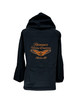 Women's Zip up Hooded Sweatshirt- Copper- 402914330