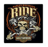 HD Ride Bone Tin Sign