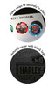 Harley Davidson Collectors 96ct Poker Chip Leather Grain Album