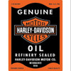 Harley-Davidson Genuine Motor Oil Can Rectangle Tin Sign
