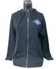 Women's Zip up Hooded Sweatshirt- Full Throttle- 402906730